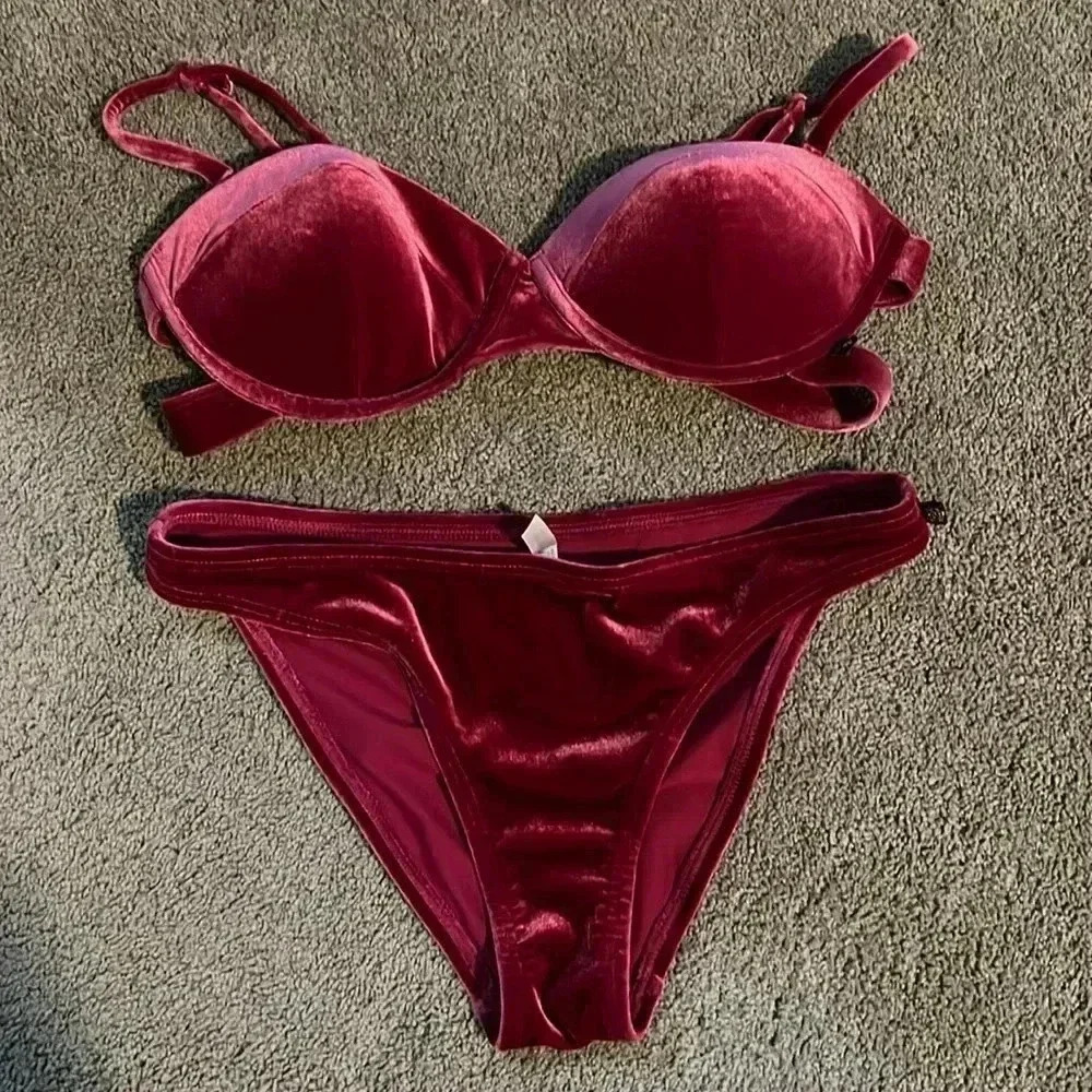 (33)NWOT  aqua bikini
